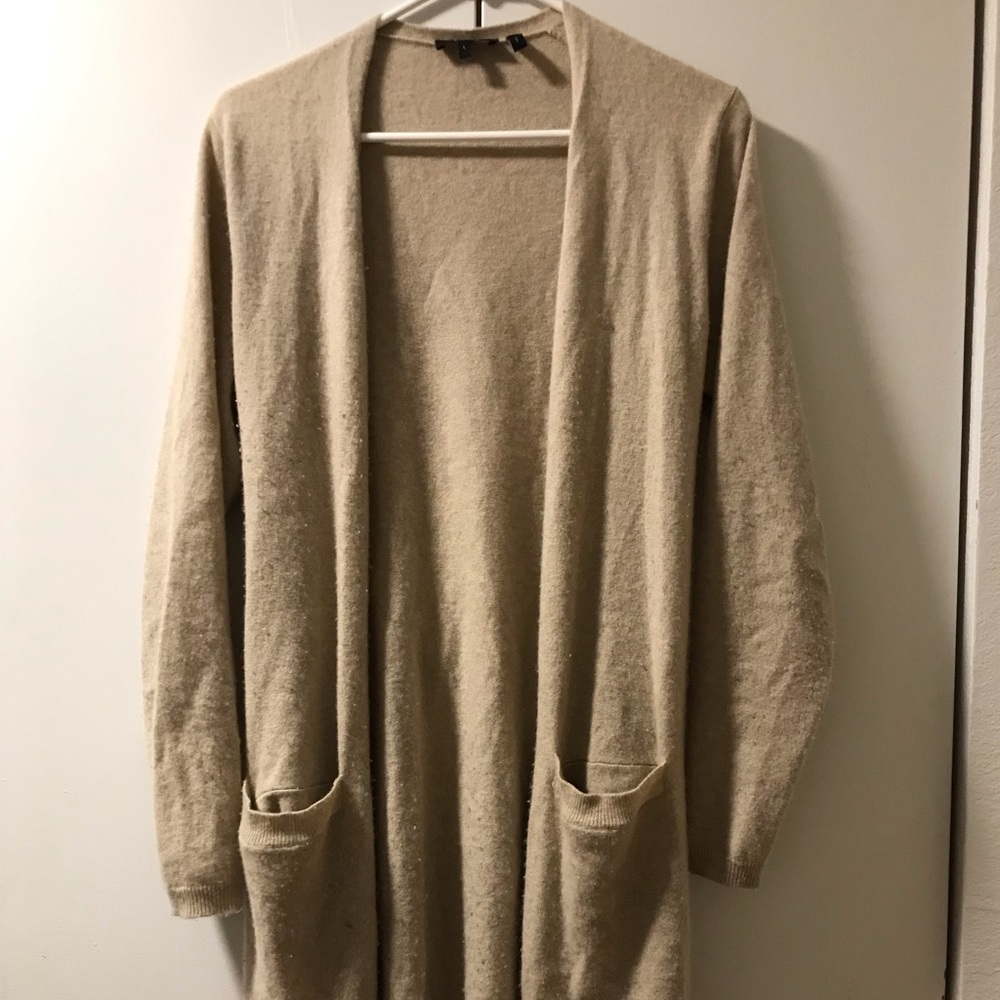 Theory Long Cardigan 100% cashmere
